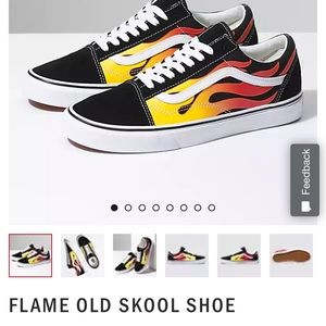 Flame Old Skool Shoe - Vans